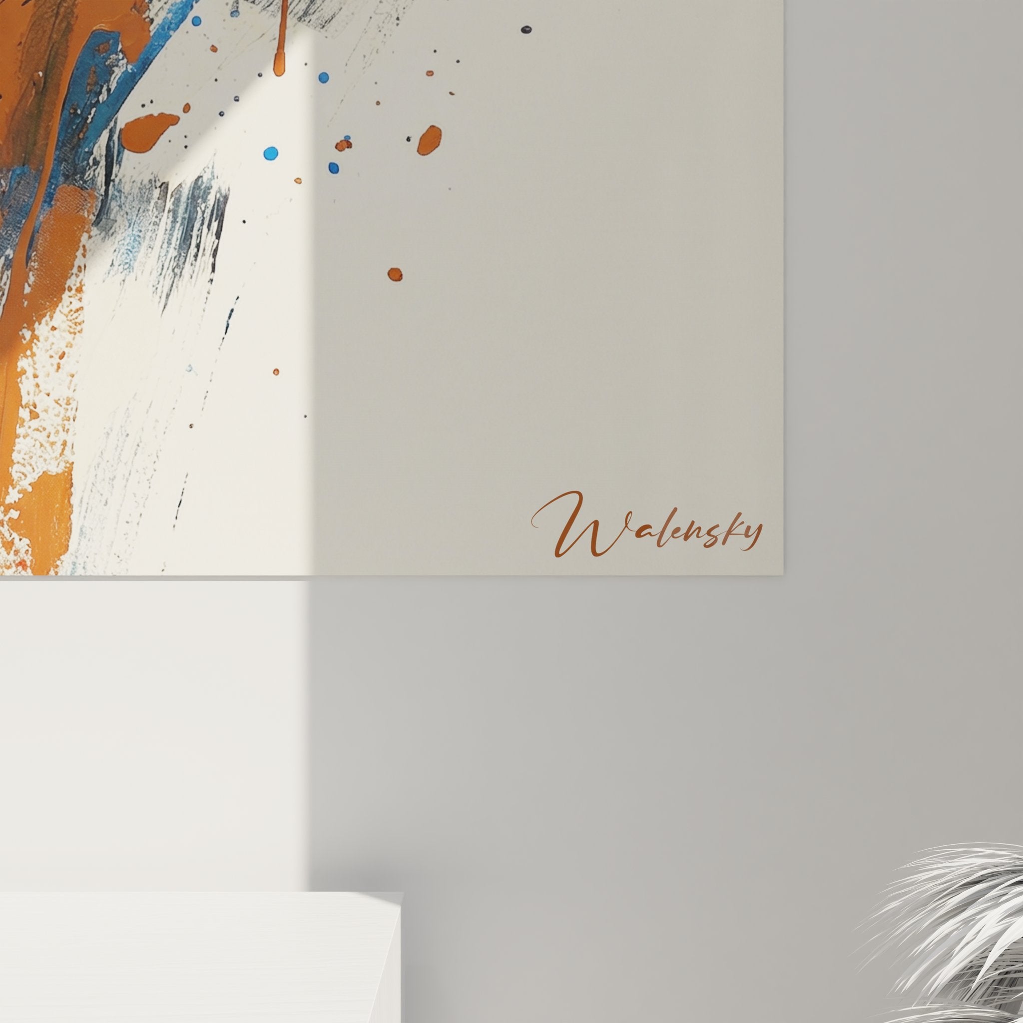 Gesamtansicht des dynamischen Basketball Wandbildes mit explosiver Bewegungsdarstellung