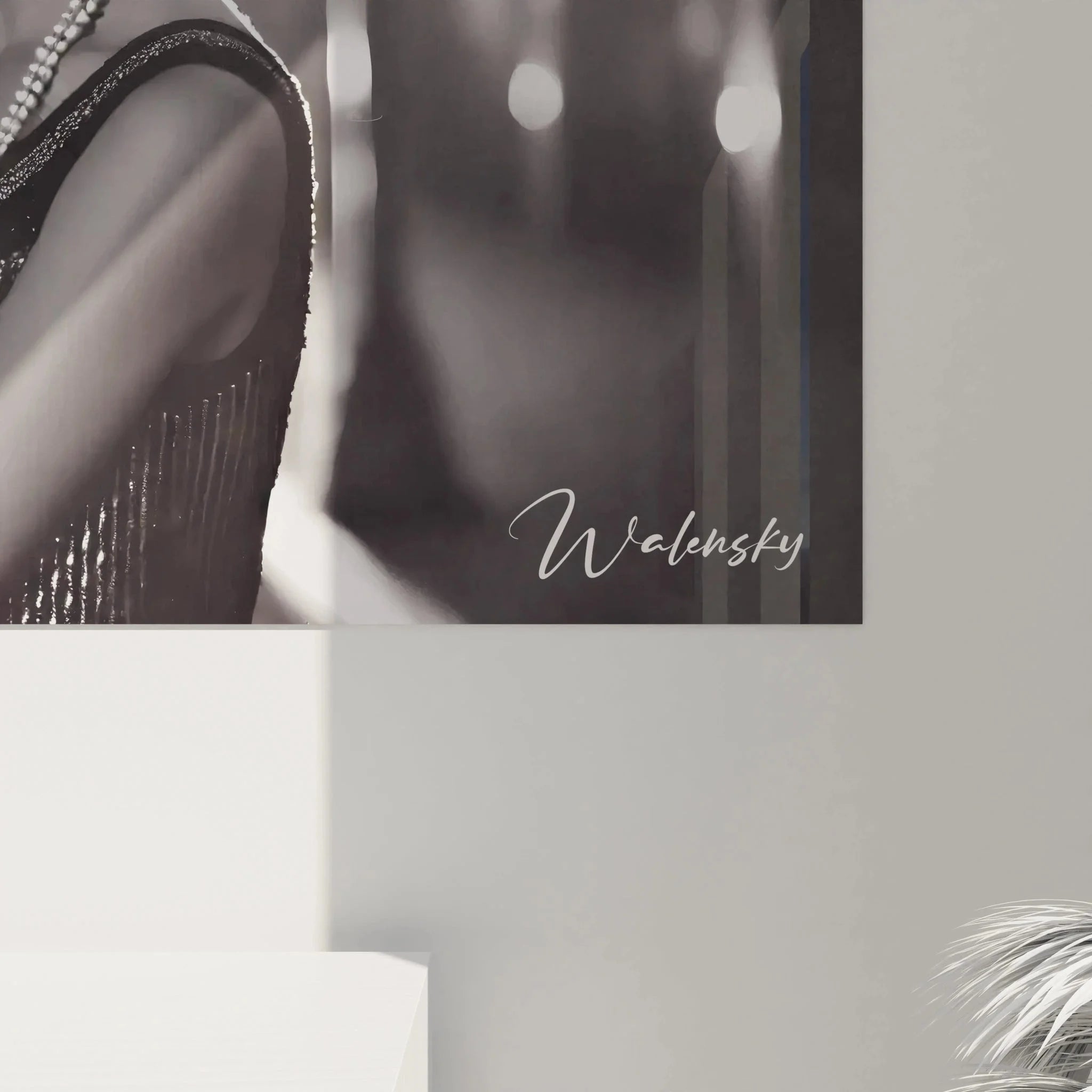 Gesamtansicht Wandbild XXL Charleston Dame mit Nachtclub-Atmosphäre der Goldenen Zwanziger