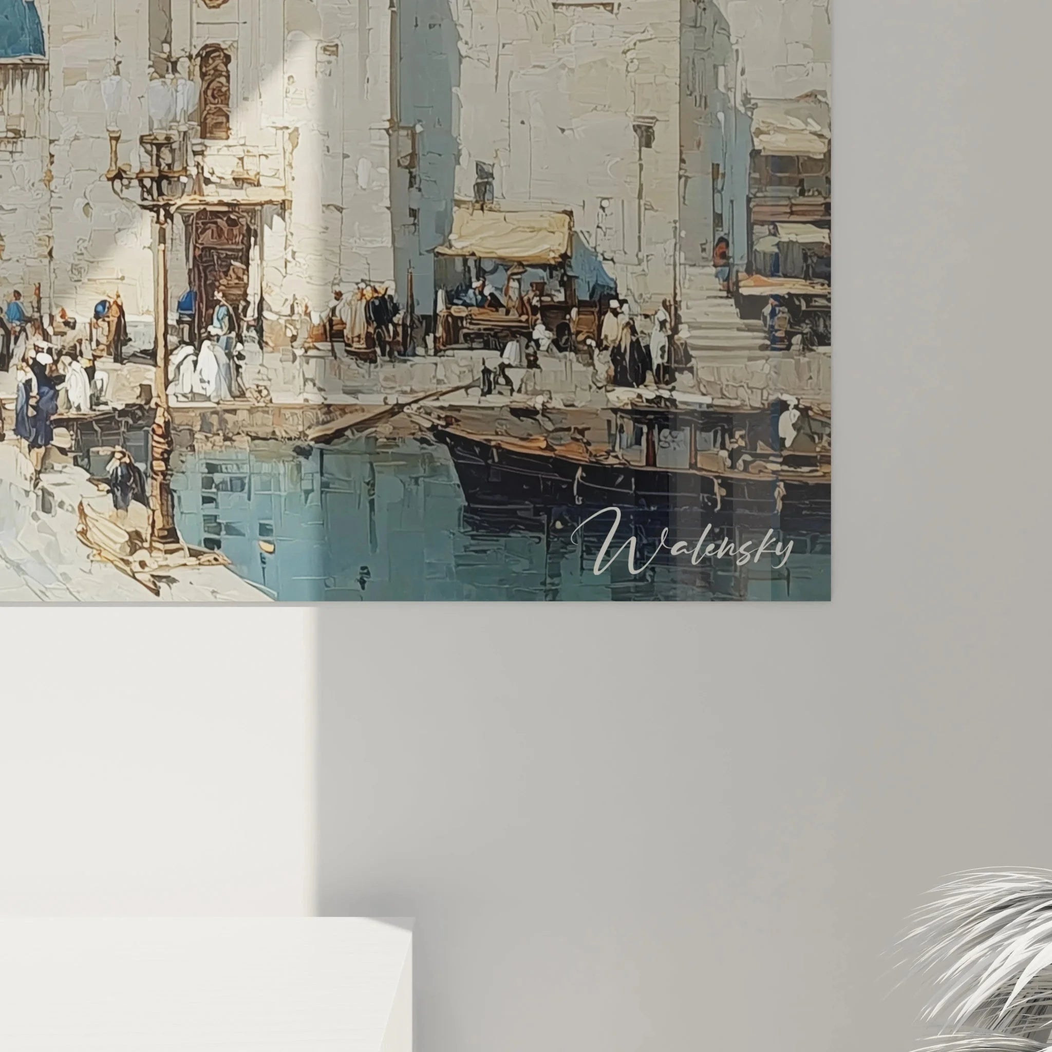 Wandbild XXL orientalische Stadtansicht - komplette Darstellung mit Kuppeln und orientalischer Architektur